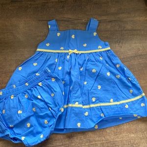 CARTERS BABY GIRL DRESS SET